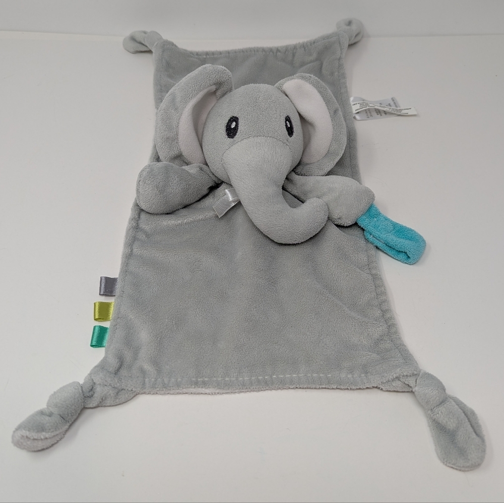 Monkey Bars Elephant Lovey Baby Plush Security Blanket Toy